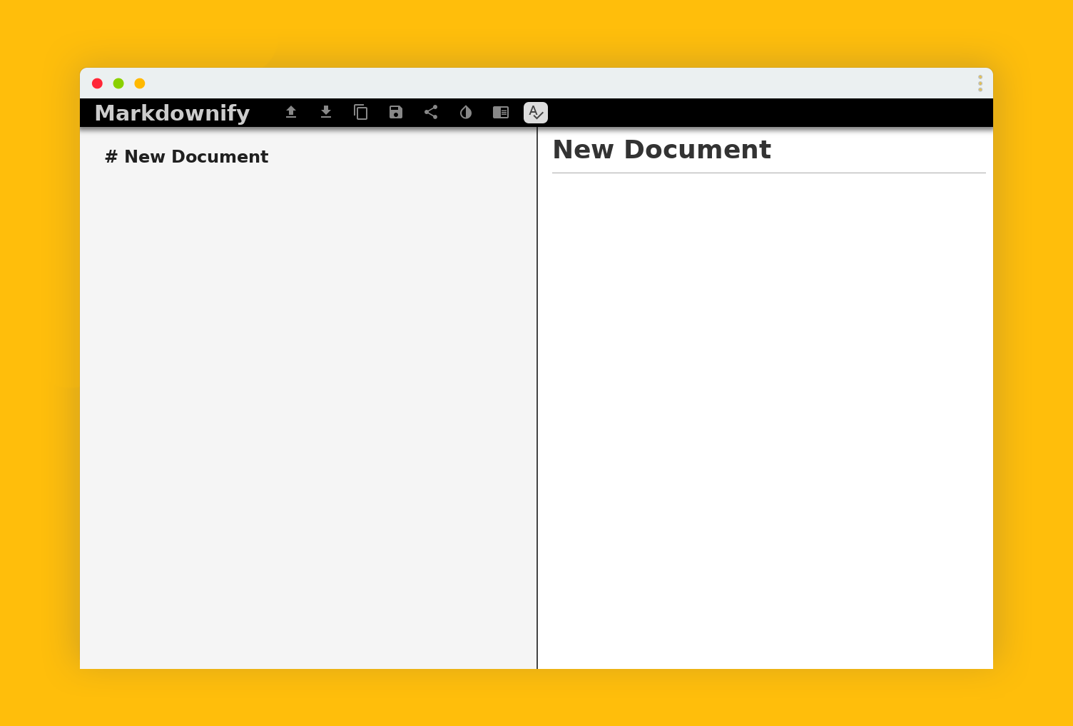 Markdownify App Screenshot